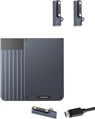 FJIASTB [2 Pack] Charger Adapter for PLAUD Note/Plaud Note Pro, Silver