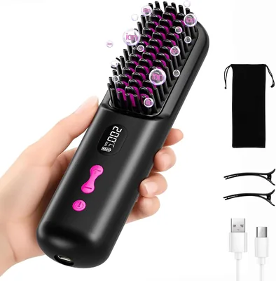 PUGTOW Hair Straightener Brush Best Deal