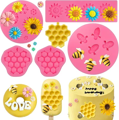 UNAYBOW Bee Fondant Moulds 85% Off