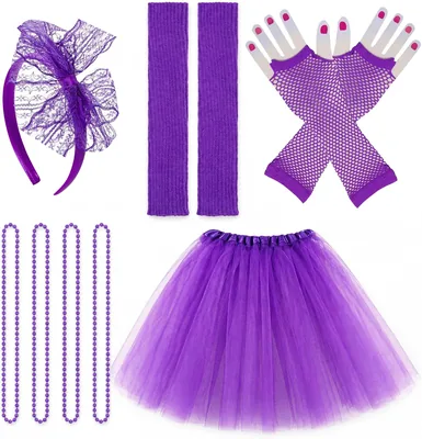 80s Women's Costume Accessories - Headband Tutu Skirt Best Deal
