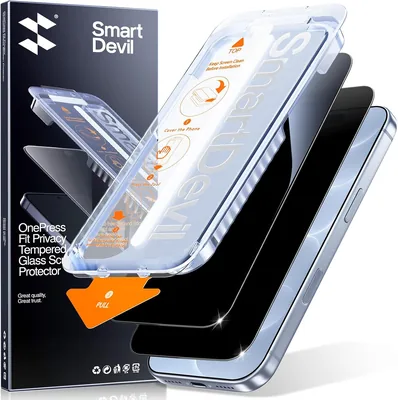 覗き見防止 SmartDevil iPhone 18 Pro用ガラスフィルム 2枚セット | プライバシー保護