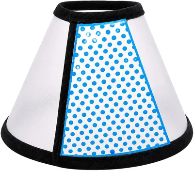 Topika Transparent Dog Cone Collar, Adjustable Pet Recovery Collar for Dogs and Cats