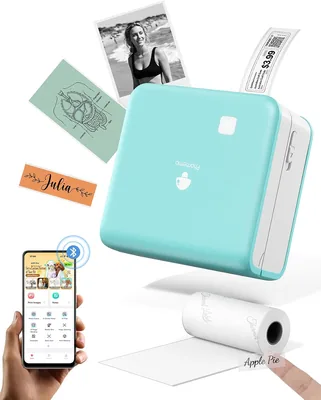 M02Pro Mini Sticker Printer - 300dpi HD Print, Green Best Deal