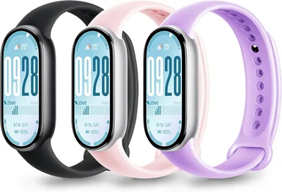 Babejia Fasce Compatibili con Xiaomi Smart Band 10/9/8, 3-10 Pezzi | Disponibili in TPU o Silicone Respiranti con Pin e Tu