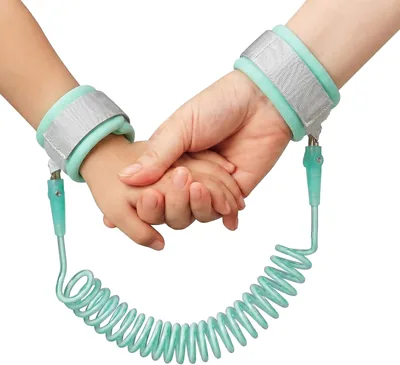 WUMZIRA Laisse Enfant 2m, Bracelet Sécurité Anti-Perte avec Tête Rotative à 360°, pour Promenades et Lieux Publics