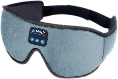Bluetooth Sleep Eye Mask Headphones, Light & Distraction Blocker