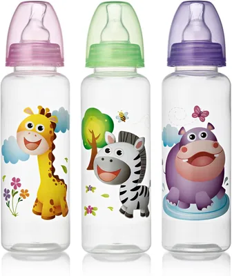 Snookums Breast-Ever Baby Bottles 250ml 3-Pack Silicone Tea