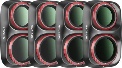 Freewell 4 Pack ND/PL Hybrid Filter Kit for Osmo Pocket & Muse2 Pro - Bright Day Kit (ND8/PL, ND16/PL, ND32/P) | Best Deal
