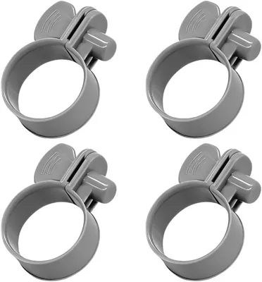 Plastisk trädsnöring 1-1/4" 4 stk för Intex surfpoolsystem, gris