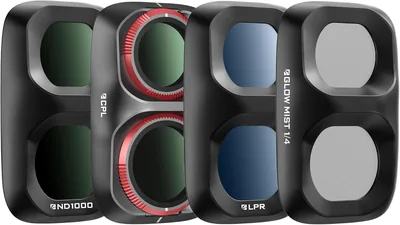 Freewell Everyday Filters for DJI Osmo Pocket 4P - ND1000, LPR, Glow Mist 1/4, and CPL - Best Deal