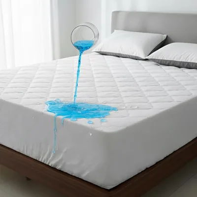 Protezione per Materasso Impermeabile Doppio 160 x 200 cm - Respirante, Lavabile e Angoli Elastici fino a 30 cm - Protezione Assicurata