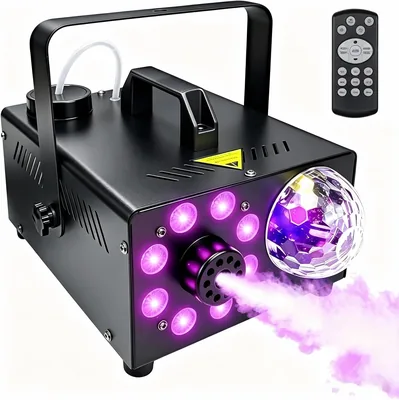 Fog Machine 600W LED Remote Smoke Party
