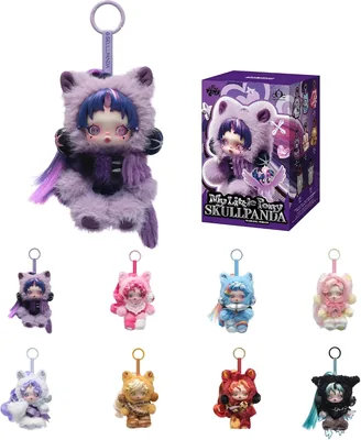 دمية باندا هيكل عظمي من سلسلة My Little Pony × Skullpanda - صندوق أعمى (6 قطع)
