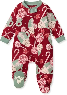 Burt's Bees Organic Cotton Sleep & Play Footed Pajamas