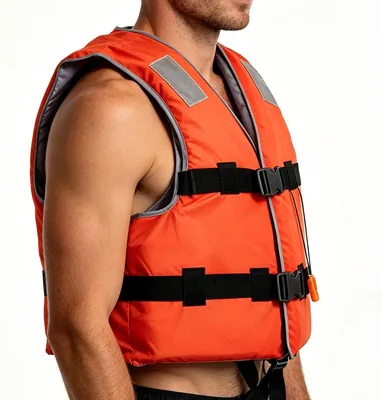 Adult Swim Vest Float Vest - Adjustable Strap for Fishing Boating Kayaking