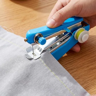Máquina de coser portátil para principiantes, costura rápida de 1 segundo, ideal para viajes