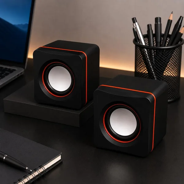 Caixa de Som Multimídia 5W Preta para Computador - Best Deal