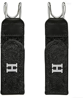 2Pcs Metal Hook Elastic Belt Men, Buckle Free, Tactical Design, Airport & Outdoor