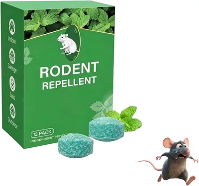 12 Pcs Rodent Repellent Balls - Mouse & Rat Deterrent for Indoor/Outdoor Use