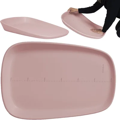 Olmitos - Cambiador de Bebé EvA Antideslizante - Superficie Impermeable, Lados Elevados, Metro de Crecimiento, Higiénico y Fácil de Limpiar - 69 x 4