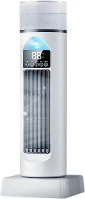 Tower Luftkühler, Raumentfeuchter, Ventilator, Portable Klimaanlagen, Geräuscharme oscillierende Bladloskühlung mit Fernbedienung für