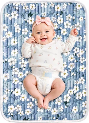 Elstey Portable Baby Changing Pad, 4 Layers Waterproof