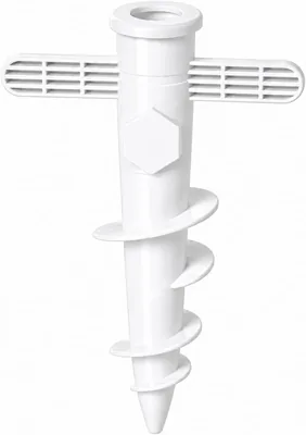 Spina Parasole Otherwisetrivial con Drill, 31 cm, Diametro 32 mm, Supporto Anti-Vento per Sabbia e Terra, Disponibile in Vari Colori