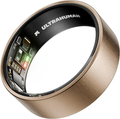 Ultrahuman AIR Smart Ring, Sleep & Fitness Tracker, Rose Gold, Size 6