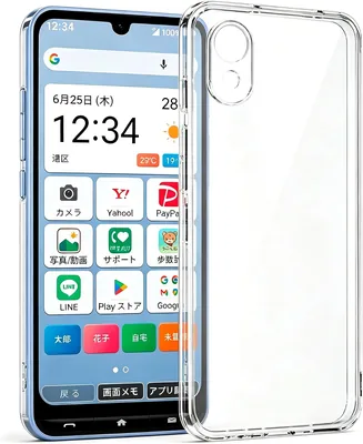 A601ZT スマートフォンケース クリアカバー 薄型 TPU シリコン 透明