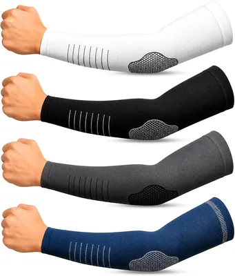 4 Pares Mangas para Brazos UV, Transpirables y Absorbentes de Sudor | Mejores Precios — Compra Ahora