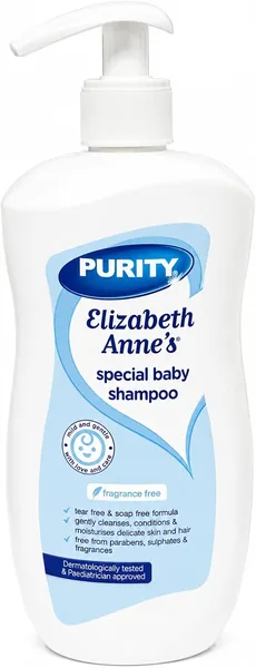 Elizabeth Anne's Baby Shampoo, Fragrance Free - 500ml | Best Deal