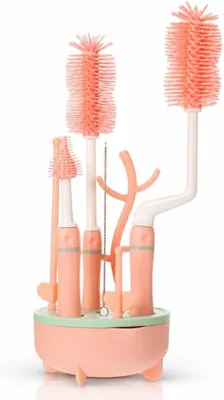 Baby Bottle Brush Cleaning Set, 8-Piece - BPA-Free & Food-Grade Material