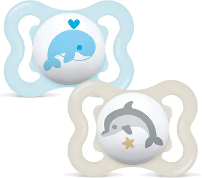 MAM Baby Supreme Pacifier - Orthodontic Silicone Soother with Self-Sterilization