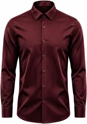 Camisa Social Masculina Slim Fit Manga Longa - Antiamassante e Justa ao Corpo. Ideal para Trabalho, Eventos e Festas. LO
