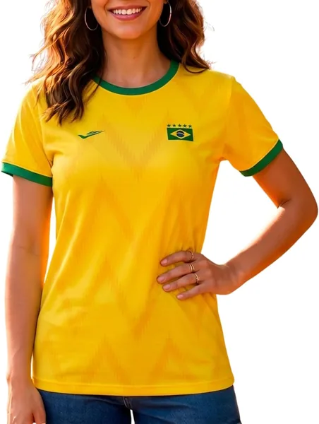 Camisa do Brasil Feminina Copa 2026 - Melhor Preço na Amazon — Compre Agora