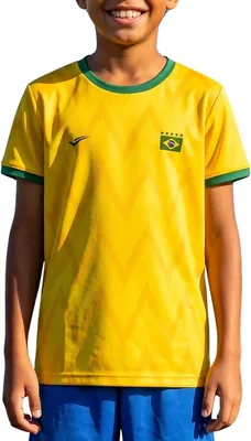 Camisa do Brasil Infantil - Copa 2026 - Torcedor Elite Dry Fit
