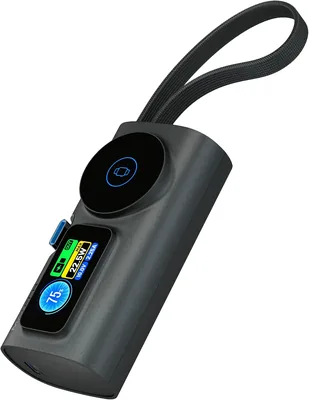 MATECH PowerNano Watch 5000 (22.5W, USB-Cケーブル内蔵、5000mAh、軽量・コンパクト)