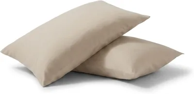 Smart Bamboo: Fundas para Almohada Blend (51% Fibras de Bamboo y 49% Microfibra) Confort, Frescura y Durabilidad. (Avena, Que