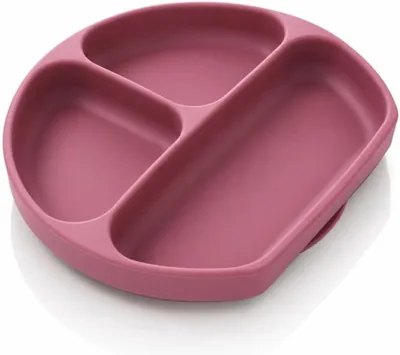 Silicone Suction Plate for Babies - BPA-Free, 3 Compartments - Best Deal