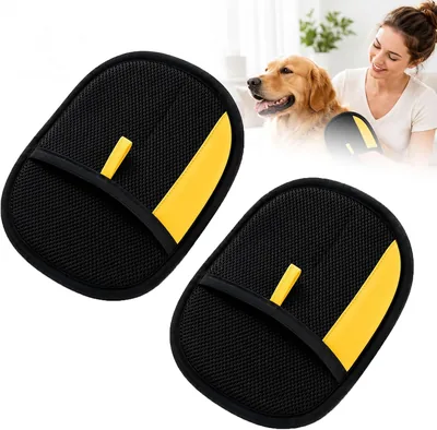 2 Pack Pet Hair Remover Gloves - Best Deal