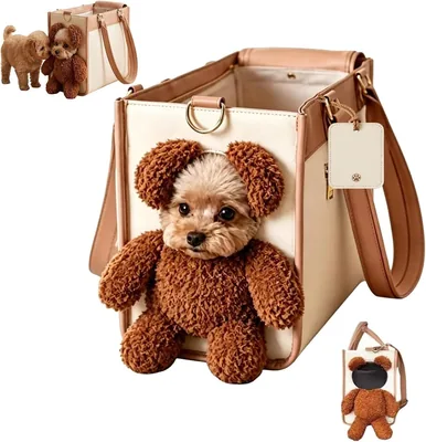 Borsa da Trasporto per Cani Portatile e Traspirabile | Borsa per Cuccioli di Piccola e Media Taglia per Viaggi, Escursioni e Campeggi