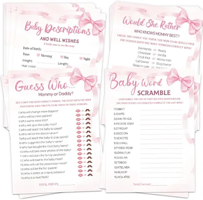 HOMANGA Baby Shower Games Best Deal