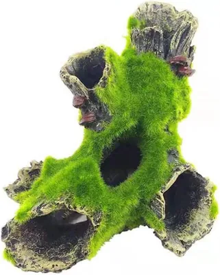 Ji liangli Aquarium Resin Cave with Moss