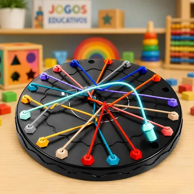 Desafio da Corda Inteligente - Jogo de Raciocínio Lógico e Estratégia para Todas as Idades, Brinq