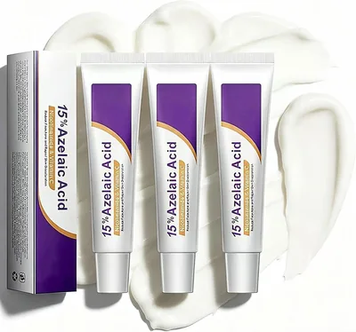 Crema Facial con Ácido Azelaico 15%, Vitamina C y Niacinamida | Ácido Hialurónico y Pantenol, Hidratante Facial, Fórmula Ligera