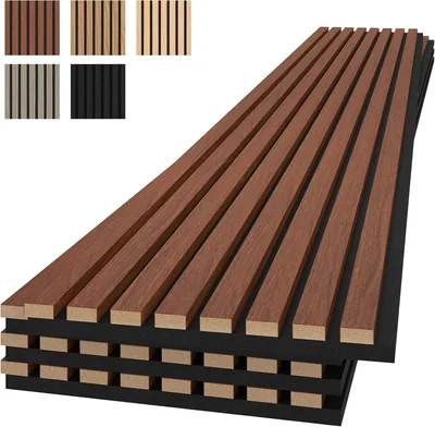 TONOR Wood Slat Acoustic Panels 4 Pack
