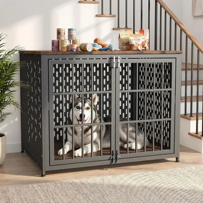 Heavy Duty Dog Crate Furniture 42In Best Deal