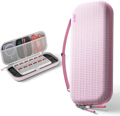 BJBT Nintendo Switch 2 Hard Shell Bag, Game Card Holders, Designer Pattern