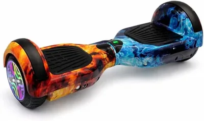 Self Balancing Hoverboard Scooter: LED Lights & Bluetooth, Dual Motor for Kids & Adults