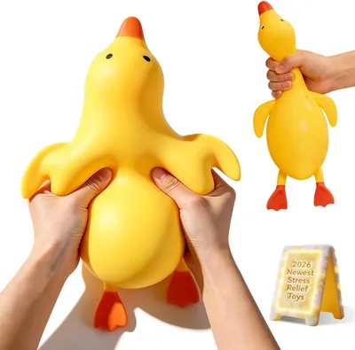 Big Duck Squishy 14cm Jumbo Stress Relief Ball - Save 13%